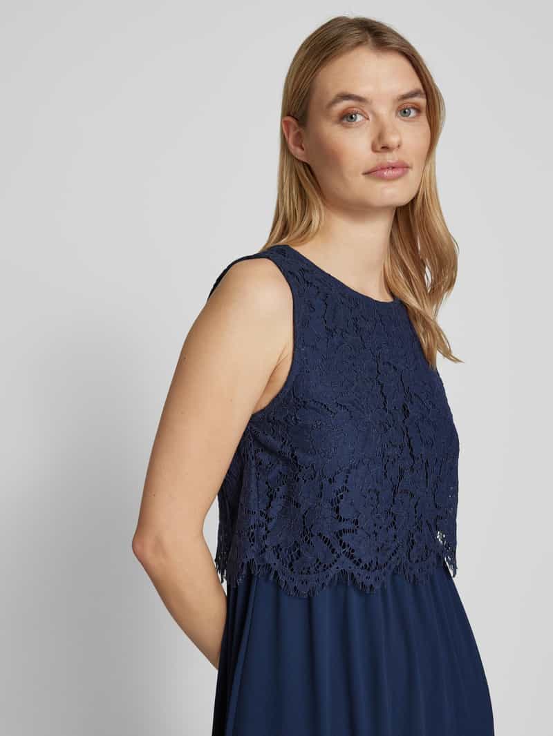 Vila Maxi-jurk met gehaakt kant model 'MILINA'