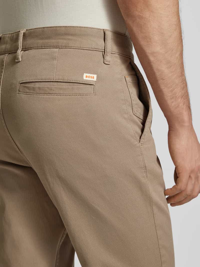 Boss Orange Chino met Franse steekzakken