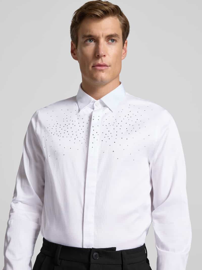 Armani Exchange Regular fit vrijetijdsoverhemd met knoopsluiting model 'CAMICIA'
