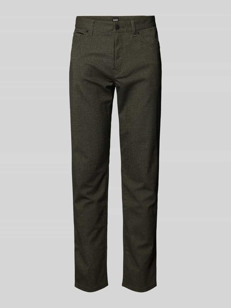 Boss Broek in 5-pocketmodel met viscose model 'Maine'