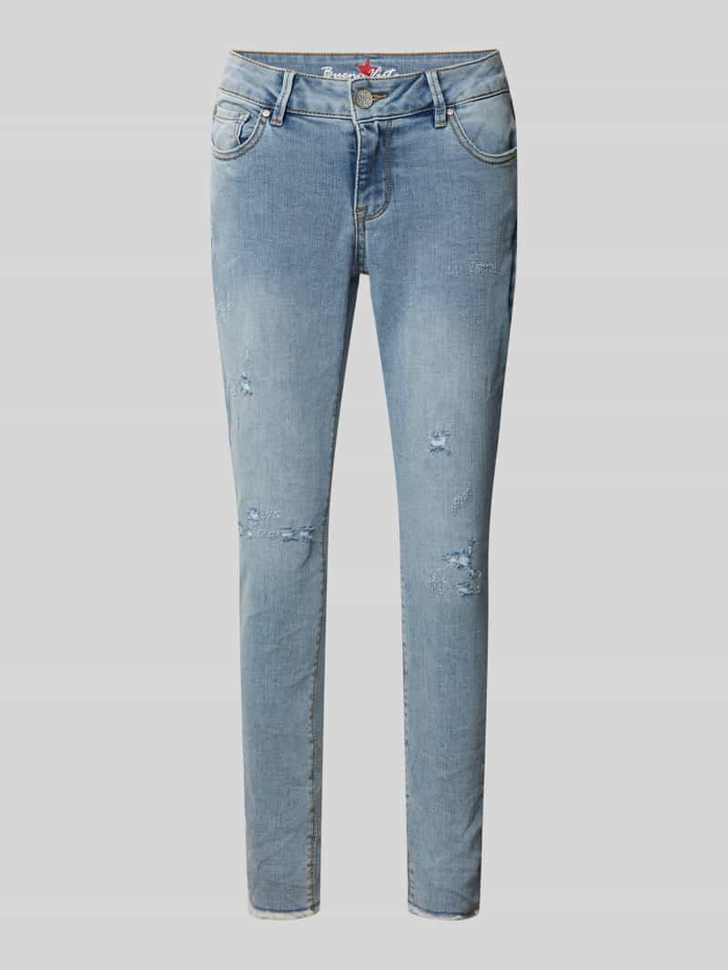 Buena Vista Slim fit jeans met verkort model 'Italy'