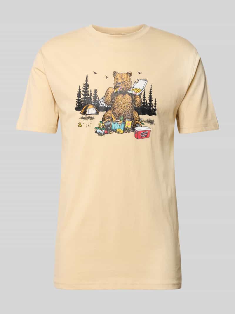 Santa Cruz T-shirt met labelprint