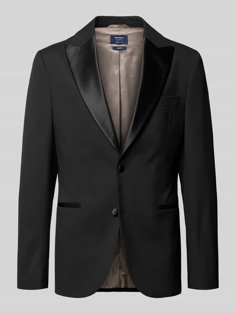 MCNEAL 2-knoops colbert met reverskraag