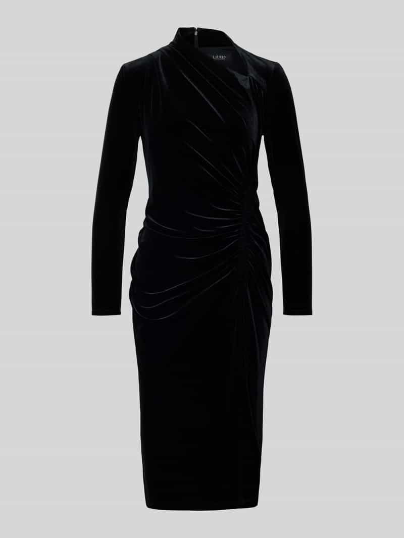 Lauren Ralph Lauren Midi-juk van fluweel met plooien model 'FELRAD'