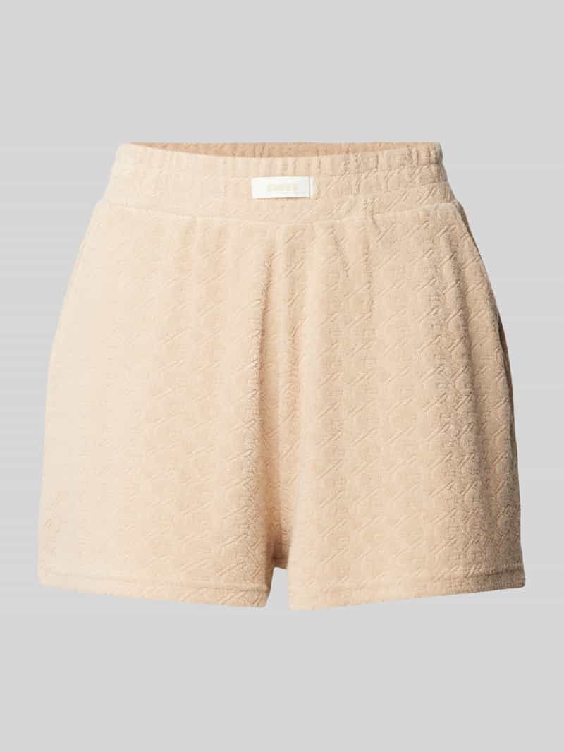 Guess Activewear Korte regular fit broek met structuurmotief model 'LOLA'