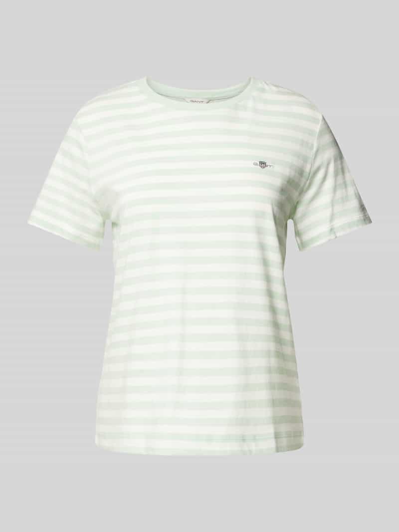 Gant T-shirt met labelstitching