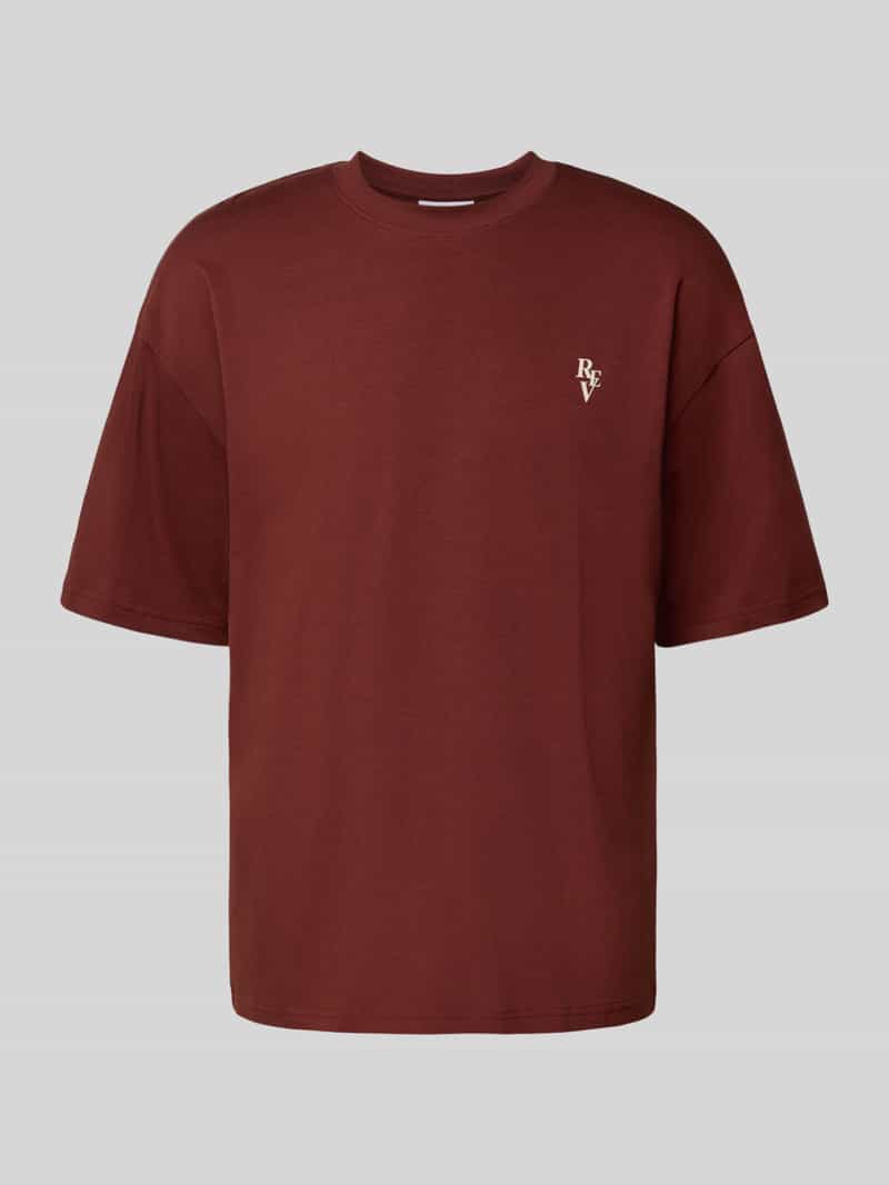 Relaxed fit T-shirt met ronde hals
