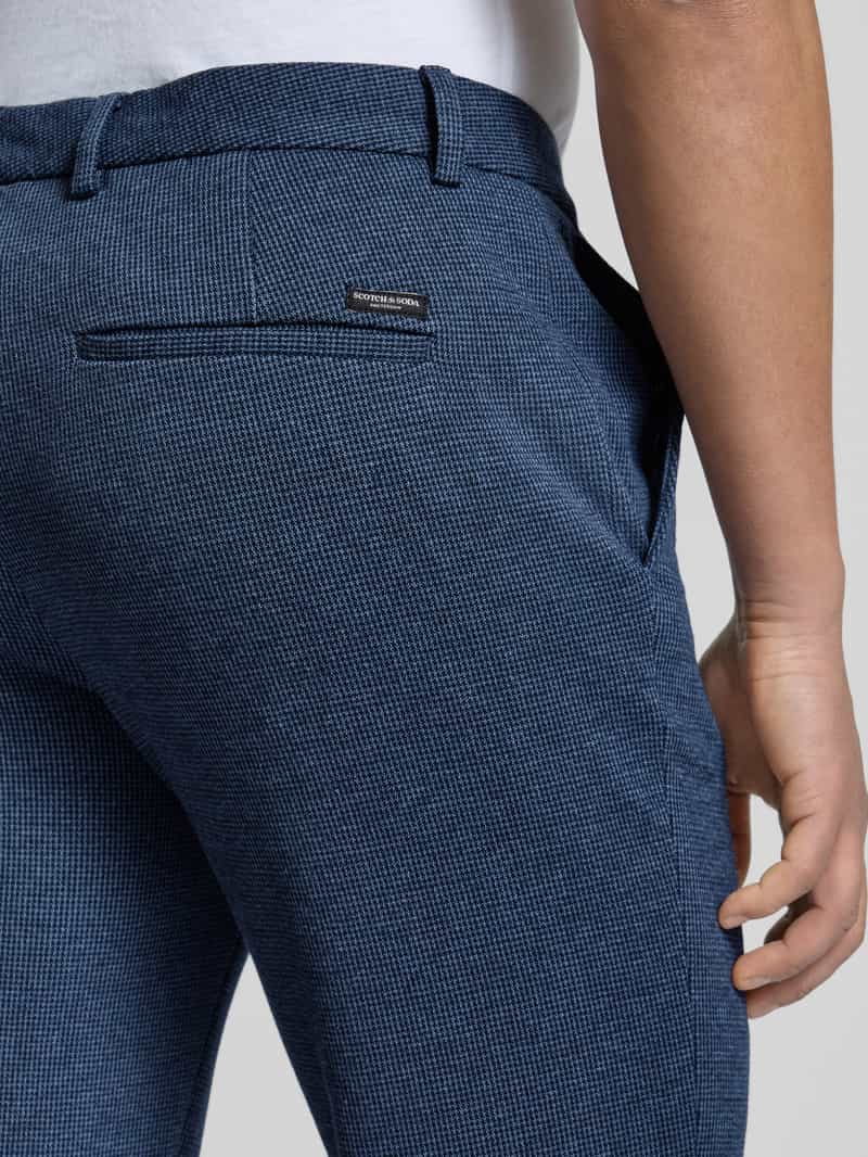 Scotch & Soda Stoffen broek met Franse steekzakken model 'Mott'