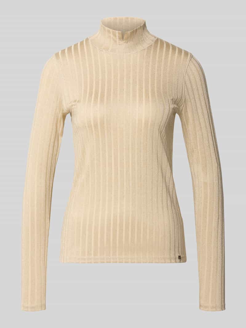 Marc Cain Shirt met lange mouwen met col