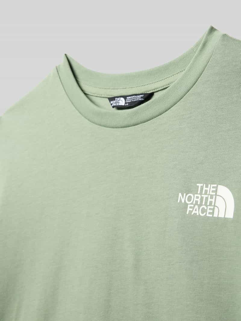 The North Face Regular fit T-shirt met logoprint model 'DOME'