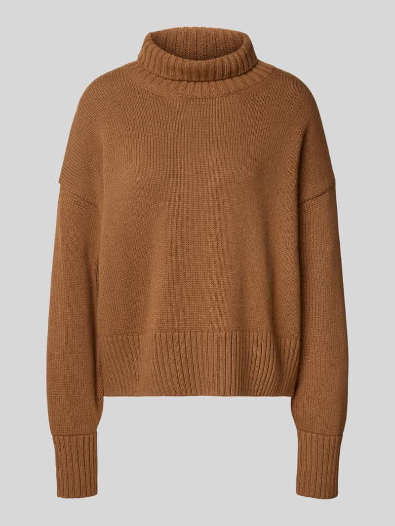 LANIUS Oversized gebreide pullover van een mix van scheerwol en katoen
