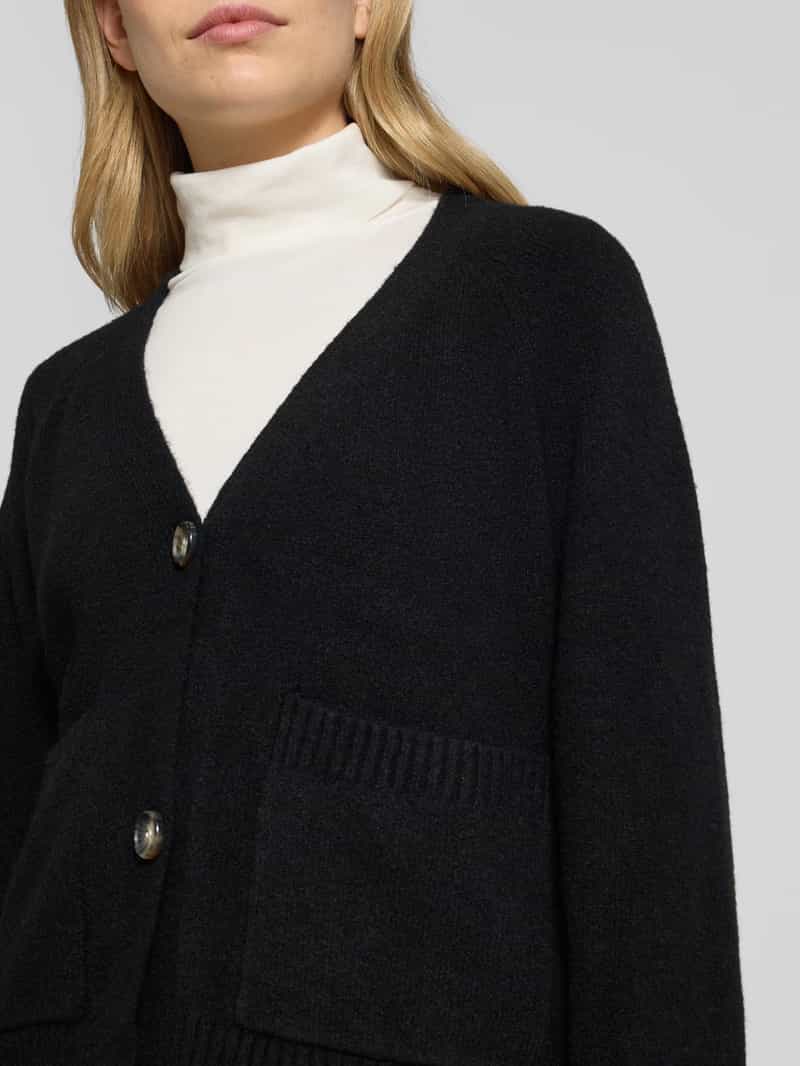 Vero Moda Comfort fit gebreid jack met V-hals model 'BOOM'
