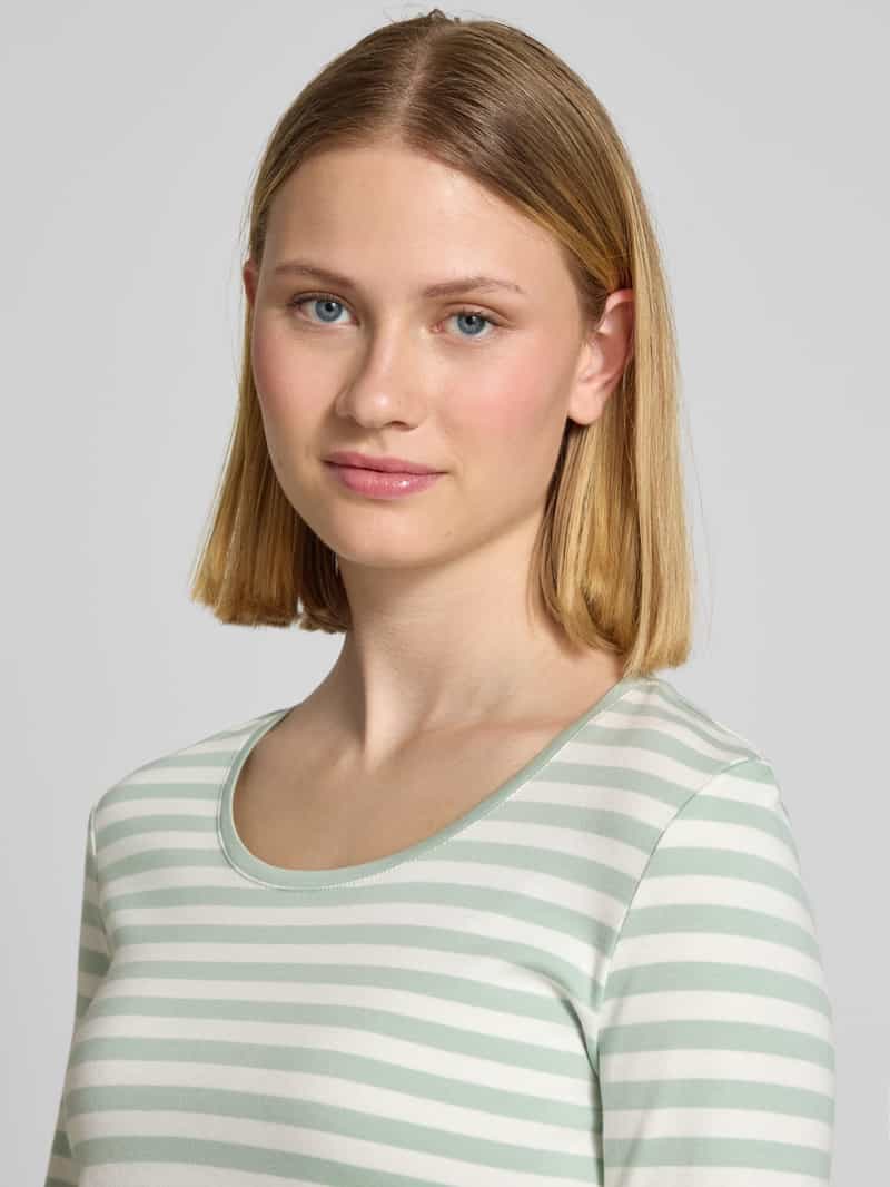 Christian Berg Woman T-shirt met 3 4-mouwen en ronde hals