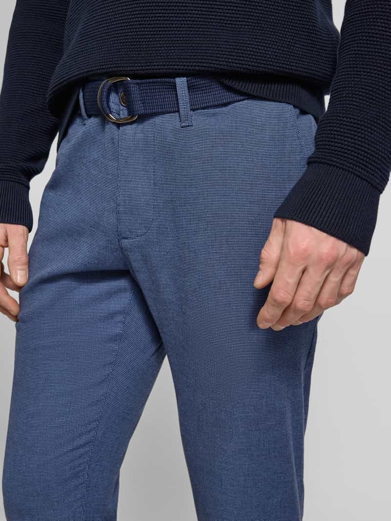 MCNEAL Slim fit chino met structuurmotief