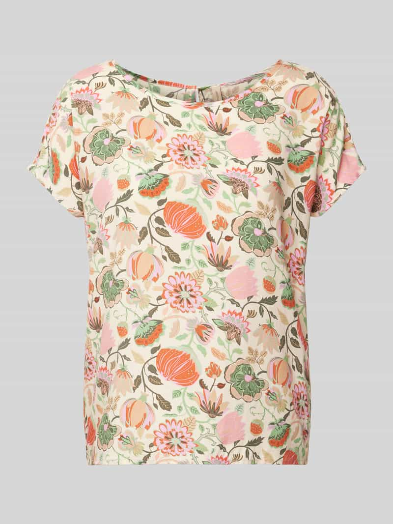 Soyaconcept Blouseshirt van viscose met all-over motief model 'Sammy'