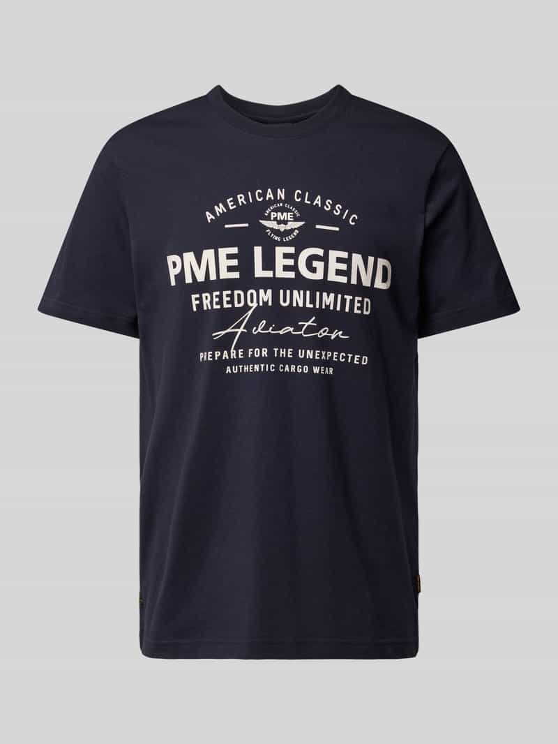 PME Legend T-shirt met labelprint