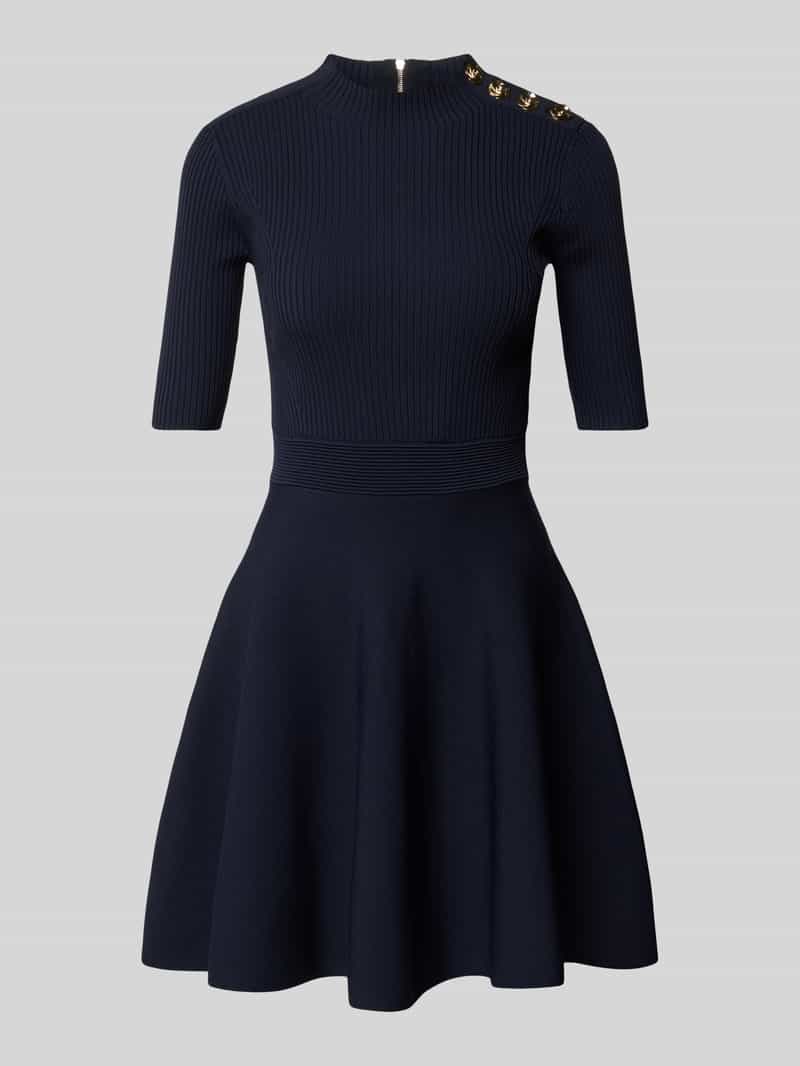 Ted Baker Gebreide jurk met sierknopen