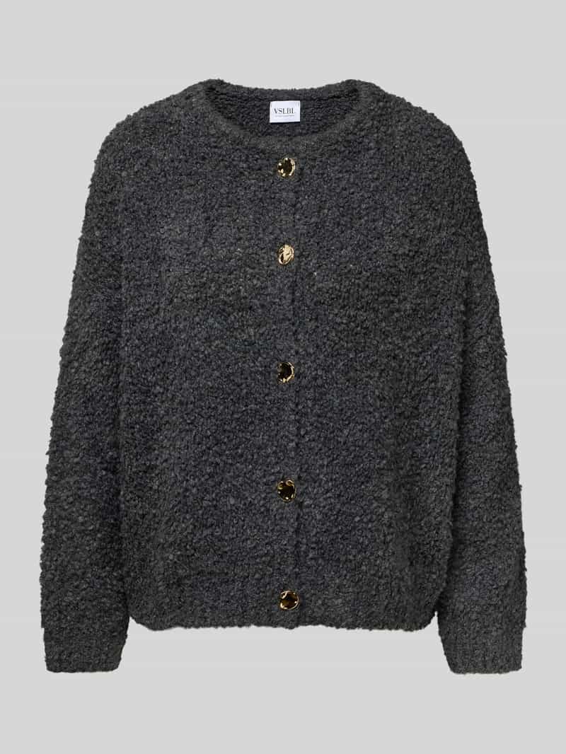 VILLA SOPHIE Loose fit gebreid jack met wol