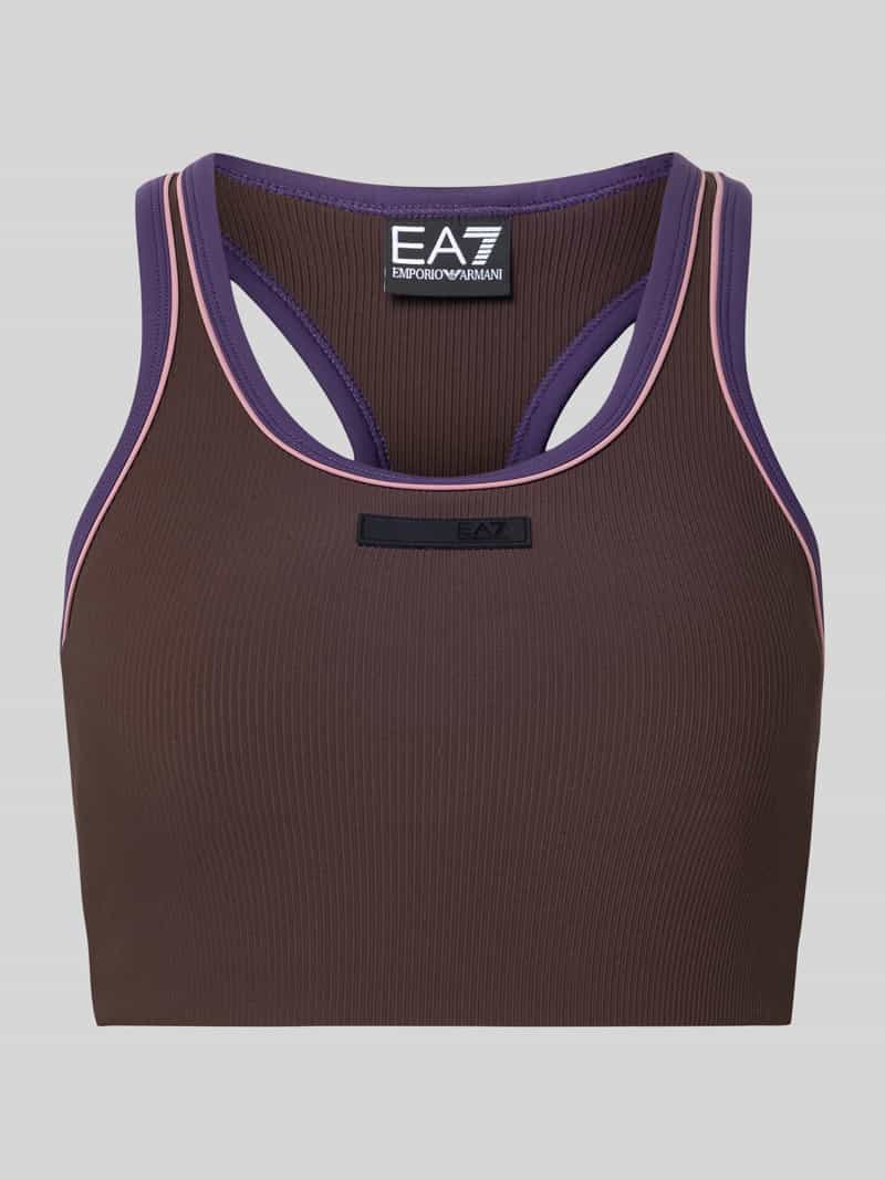 EA7 Emporio Armani Beha met labeldetail