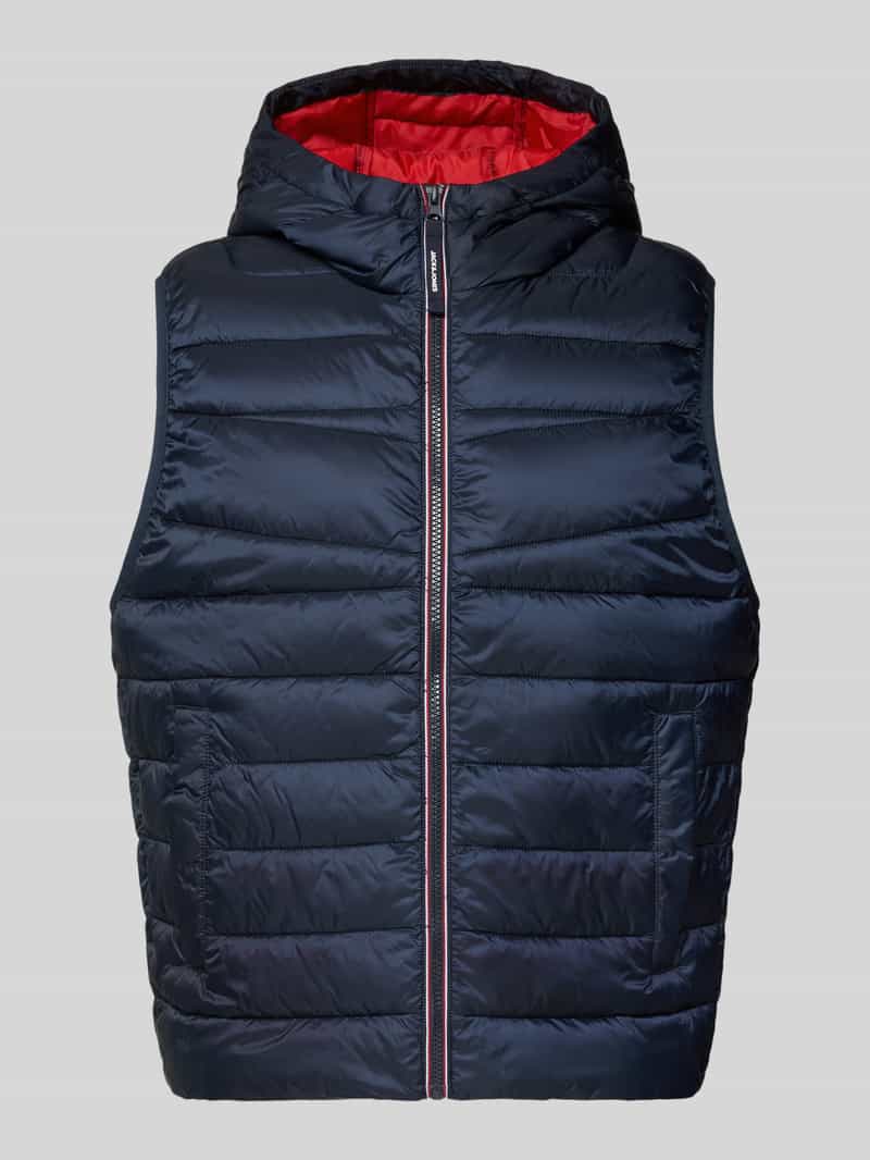 jack & jones Bodywarmer met capuchon en steekzakken