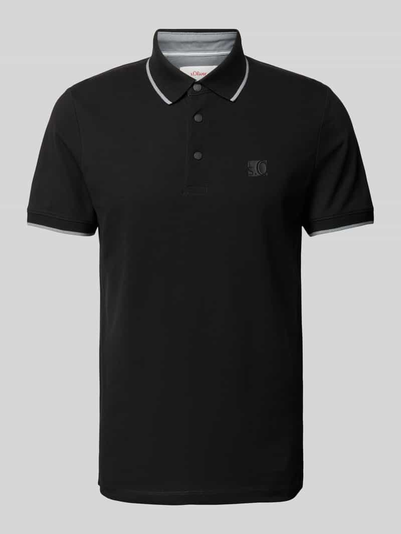 s.Oliver RED LABEL Poloshirt met labeldetail