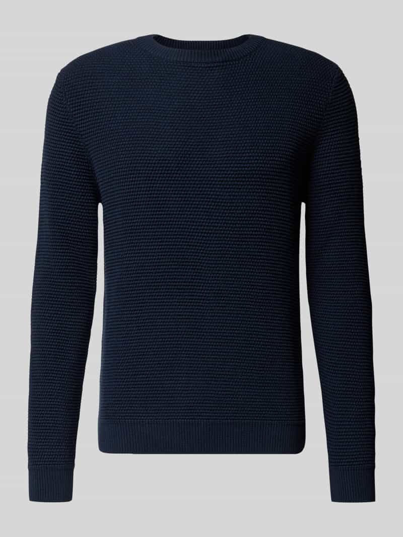 REVIEW Gebreide pullover met structuurmotief