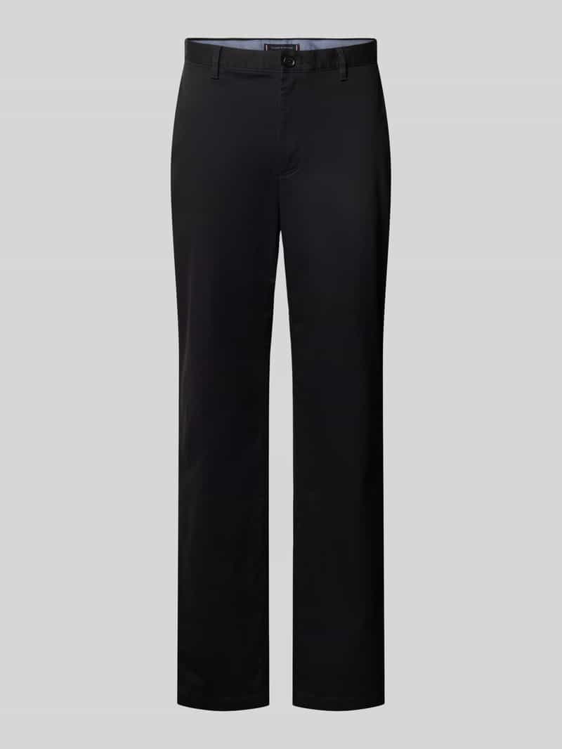 Tommy Hilfiger Regular fit chino van katoenmix