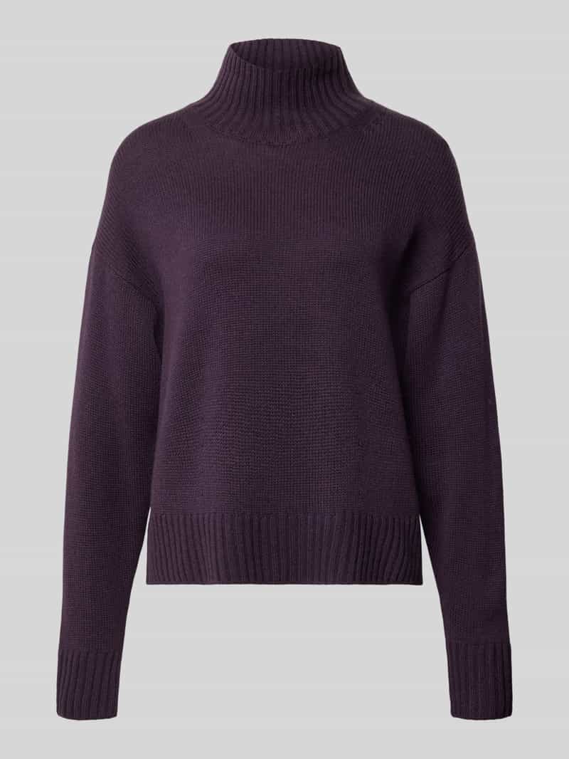LUISA CERANO relaxed fit gebreide pullover van wolmix met kasjmiergehalte