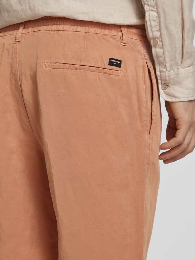 Strellson Regular fit chino met elastische band model 'Saturn'