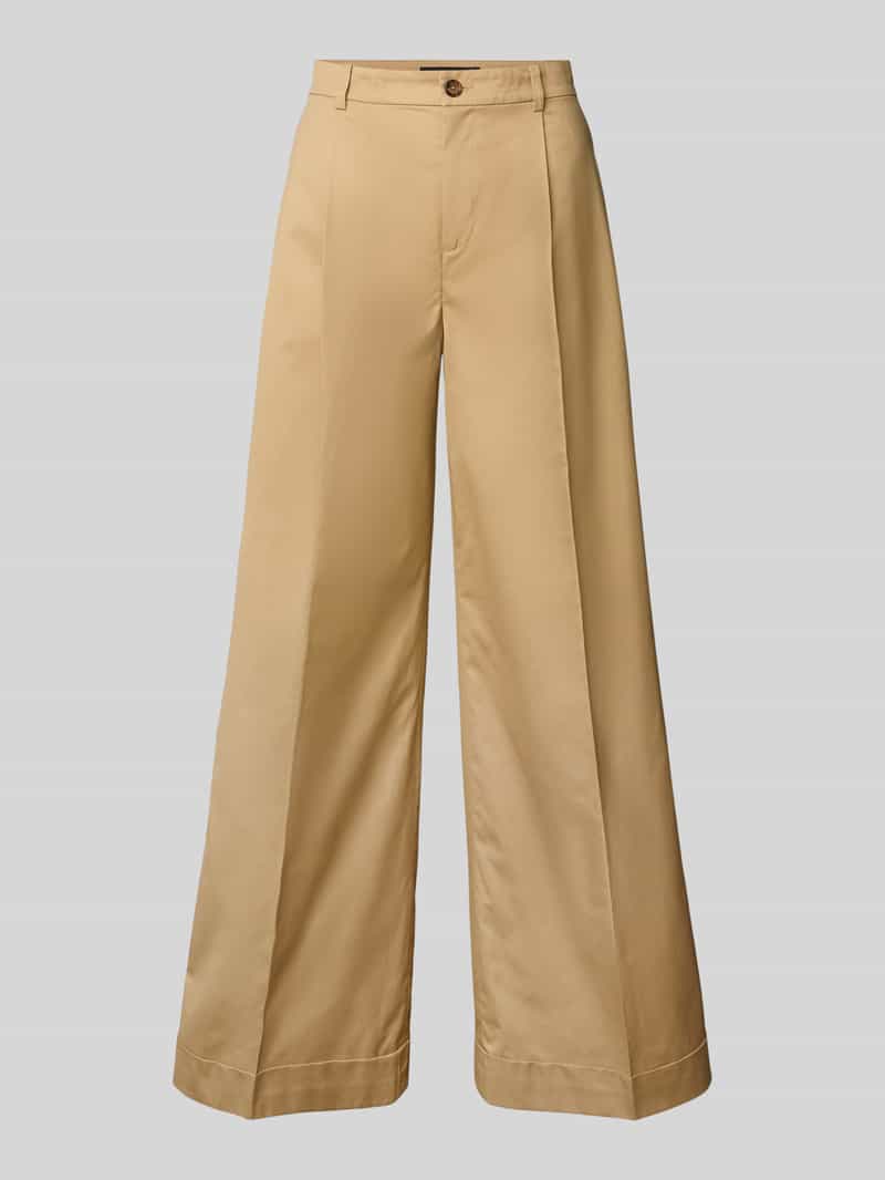 Lauren Ralph Lauren Broek met wijde pijpen en achterzak model 'MAKANIE'