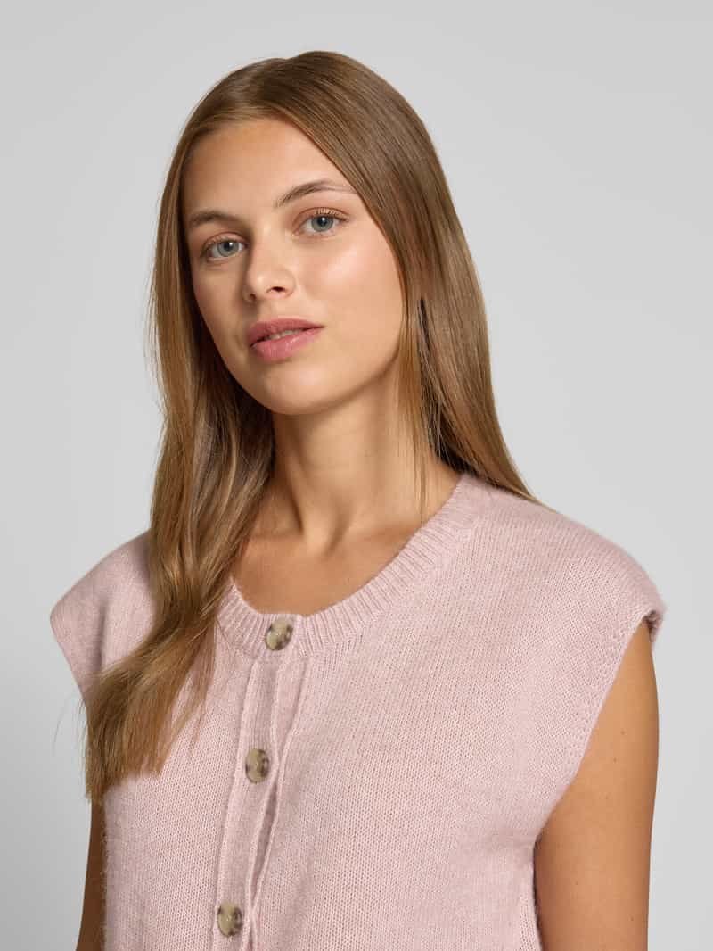 Boss Orange Relaxed fit mouwloos vest met wol en alpaca model 'FOLDERIO'