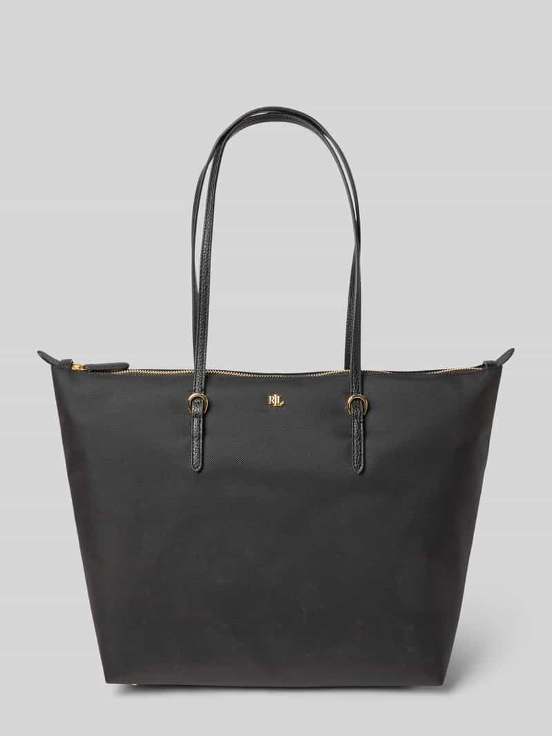 Lauren Ralph Lauren Tote bag met labelapplicatie model 'KEATON'