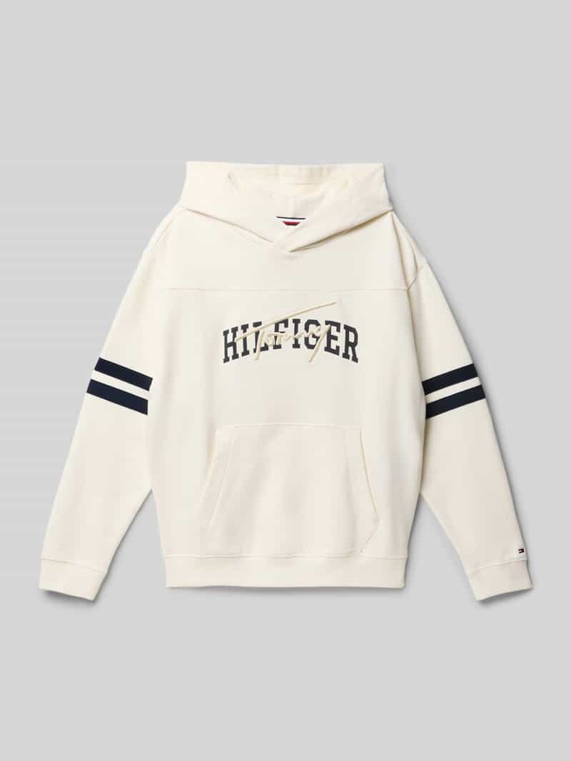 Tommy Hilfiger Teens Regular fit hoodie van puur katoen