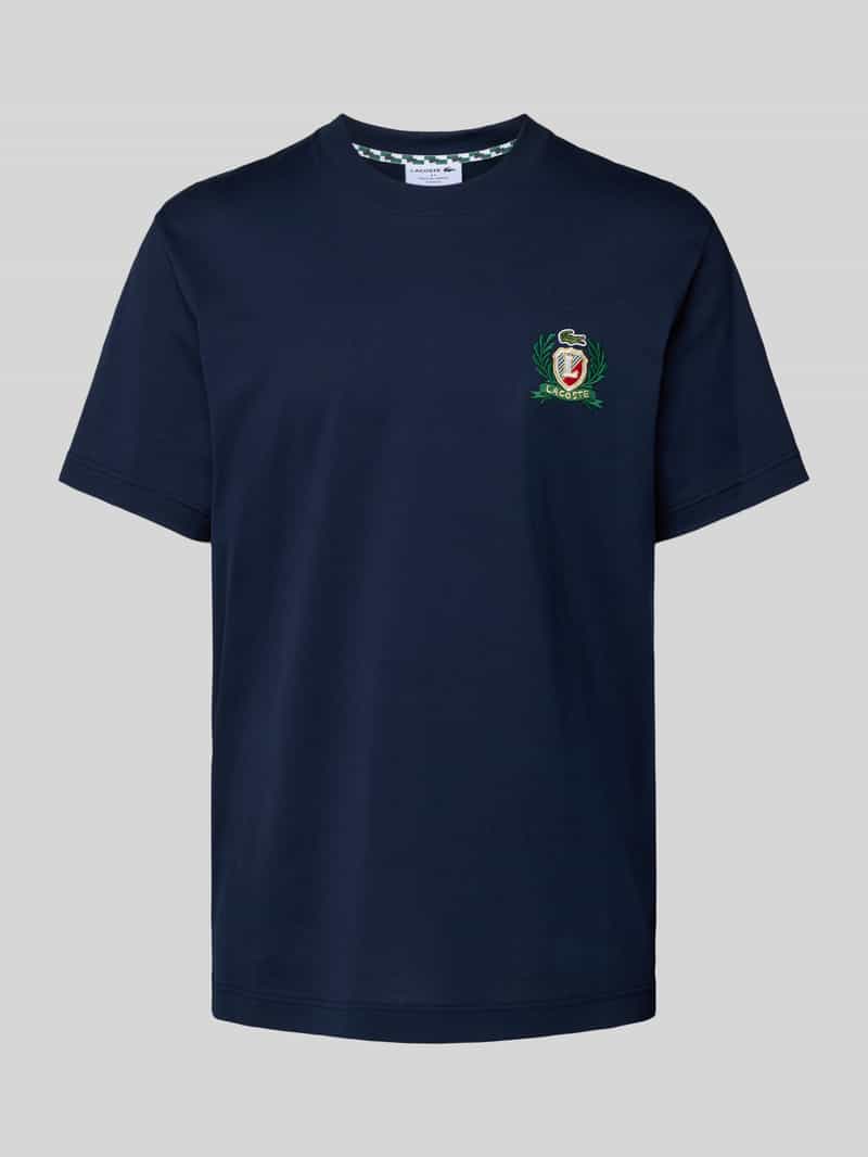 Lacoste Regular fit T-shirt van puur katoen