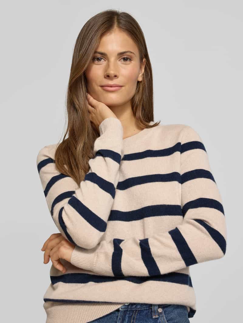 Christian Berg Woman Gebreide pullover van puur kasjmier