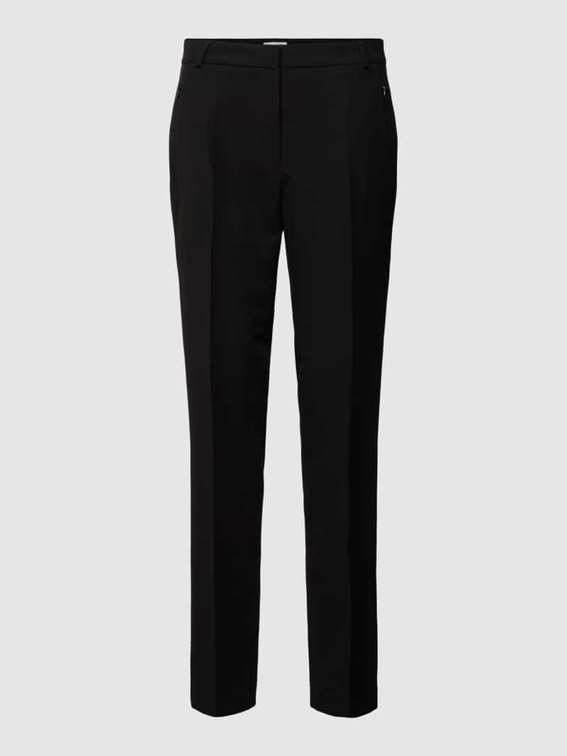 Jake*s Collection Slim fit broek in effen design