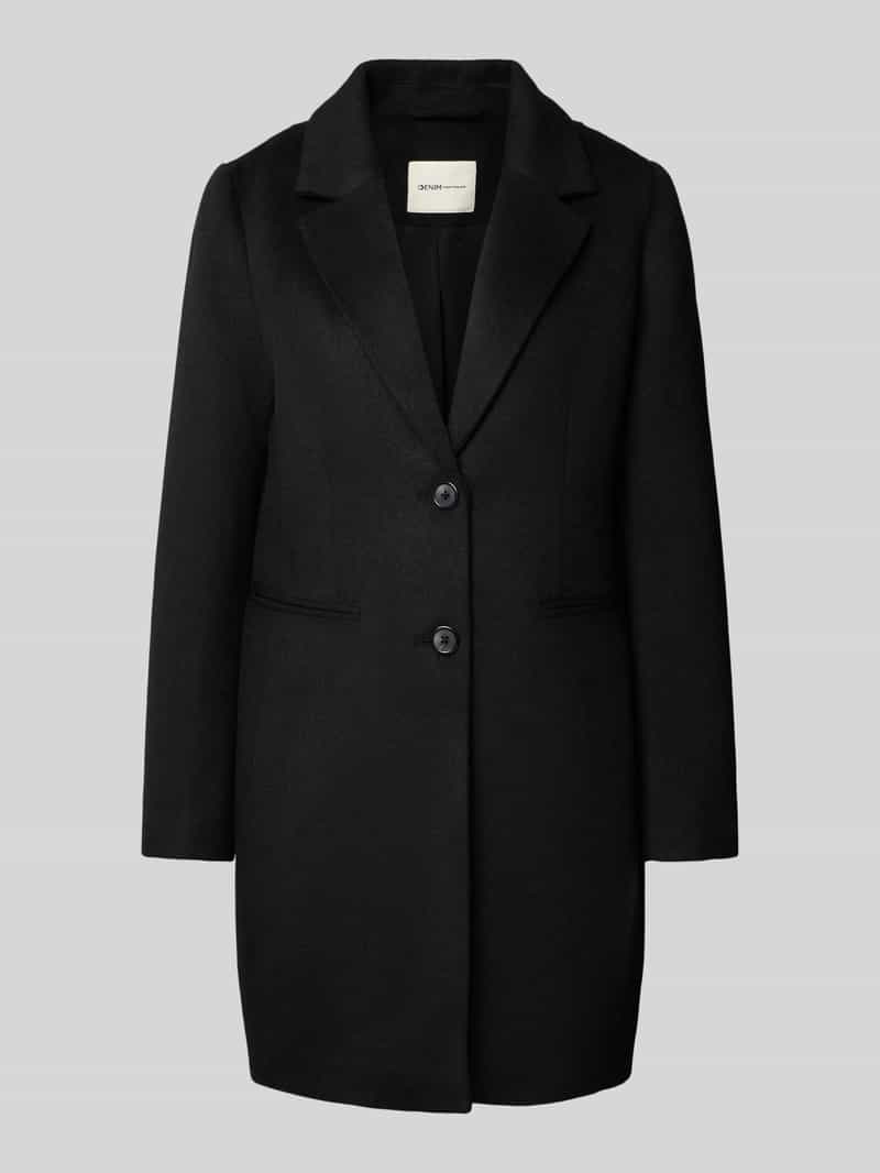 Tom Tailor Denim Slim fit lange jas met wol