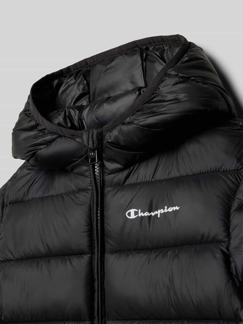 Champion Regular fit gewatteerd jack met logoprint model 'Outdoor'