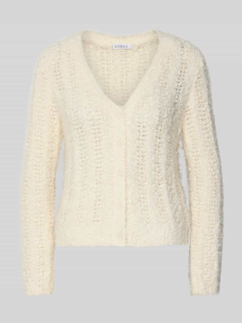 Guess Gebreid jack met ajourpatroon model 'BEA'