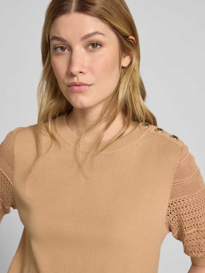 Bash Gebreide pullover met 3 4-mouwen