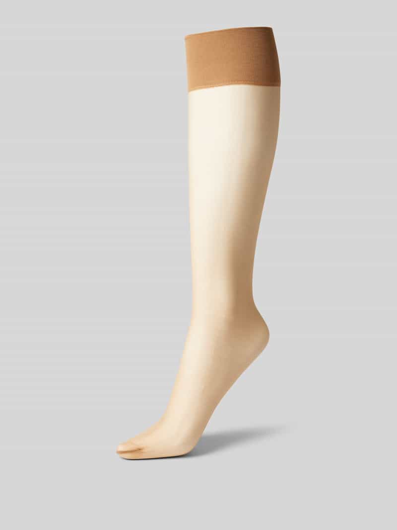 Falke Fijne kniekousen van 20 DEN in een matte look
