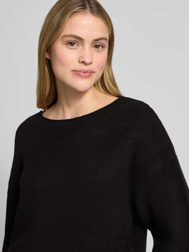 ROBE LÉGÈRE Gebreide pullover met linnen