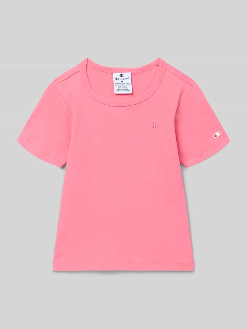 Champion T-shirt met labelstitching