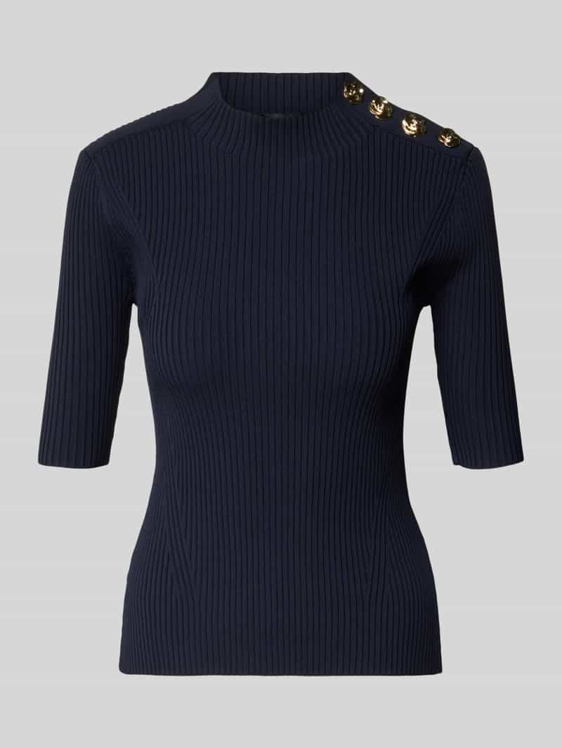 Ted Baker Gebreid shirt met sierknopen en 1 2-mouwen