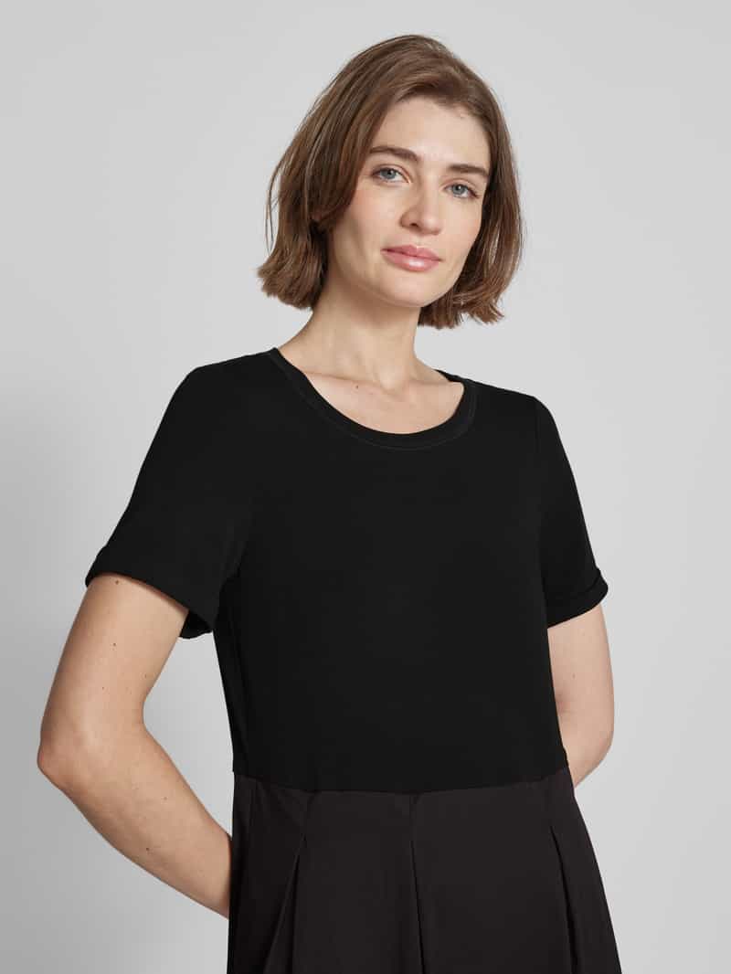 ROBE LÉGÈRE Knielange jurk in laagjeslook