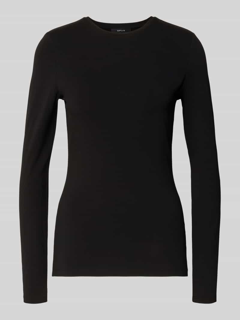 Shirt met lange mouwen en ronde hals