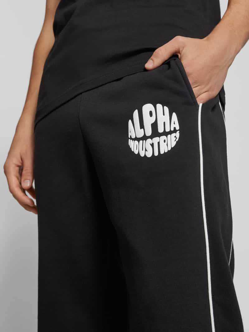 alpha industries Regular fit sweatpants met labelprint