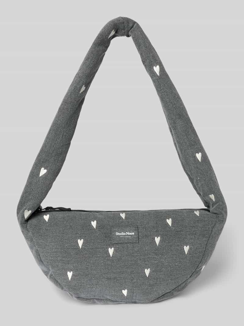 STUDIO NOOS Schoudertas met labeldetail