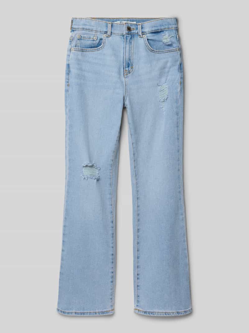 Levi s Kids Flare fit jeans in 5-pocketmodel met labeldetail