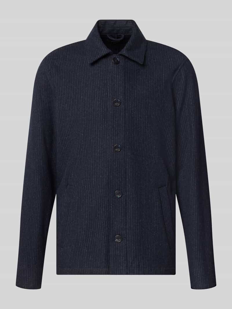 Regular fit overshirt van wolmix